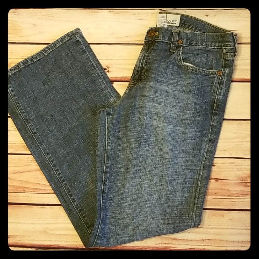 Gap Boy Cut Stretch Denim Jean's Size 8 Regular